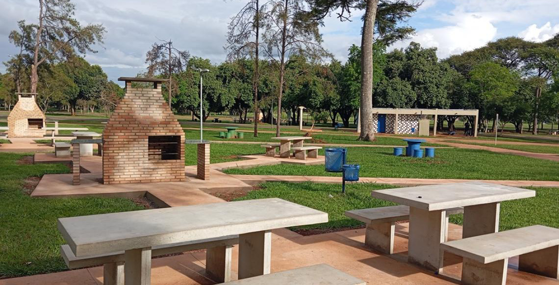Parque da Cidade Dona Sarah Kubitschek tem as churrasqueiras reformadas
