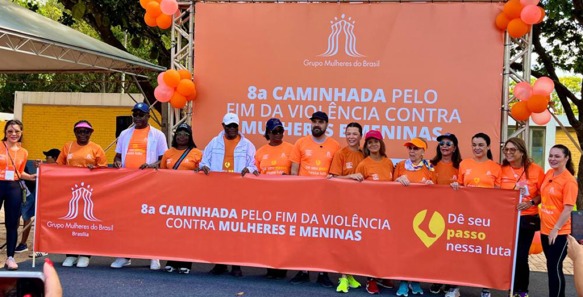 Brasília recebe no Parque da Cidade a 8ª Caminhada pelo Fim da Violência Contra Mulheres e Meninas