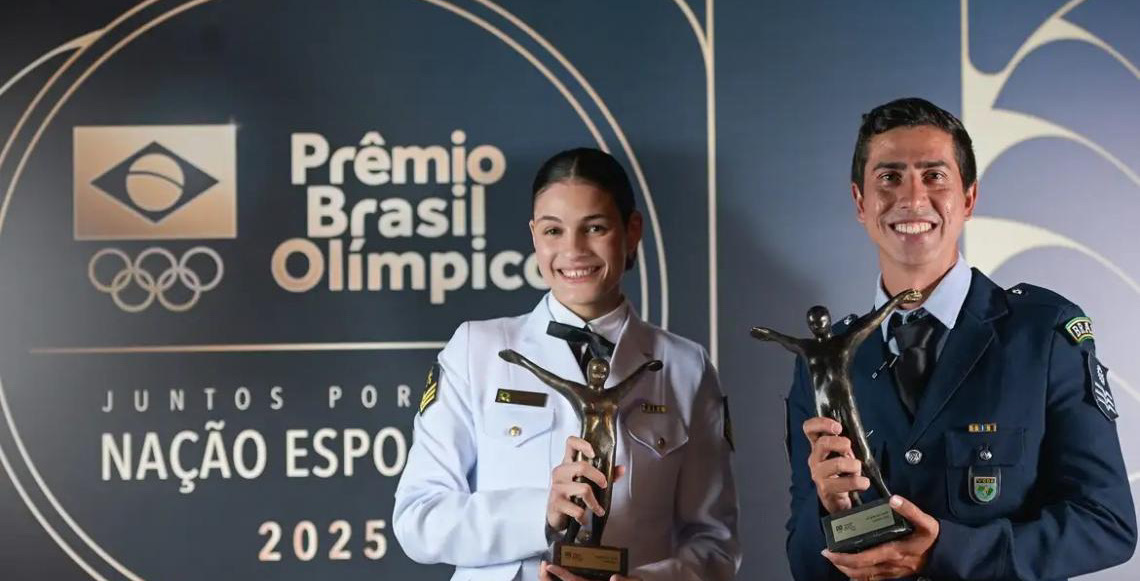 Atletas Caio Bonfim e Maria Clara Pacheco vencem a edição 2025 do Prêmio Brasil Olímpico