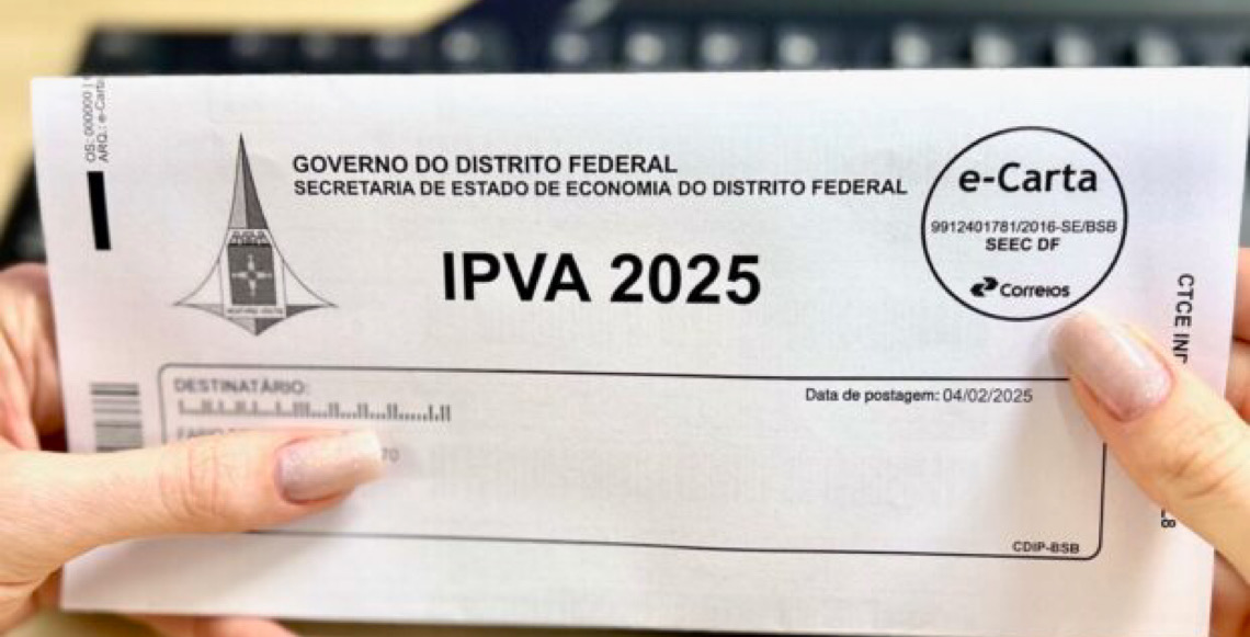 Detran-DF alerta para golpe envolvendo boleto do IPVA