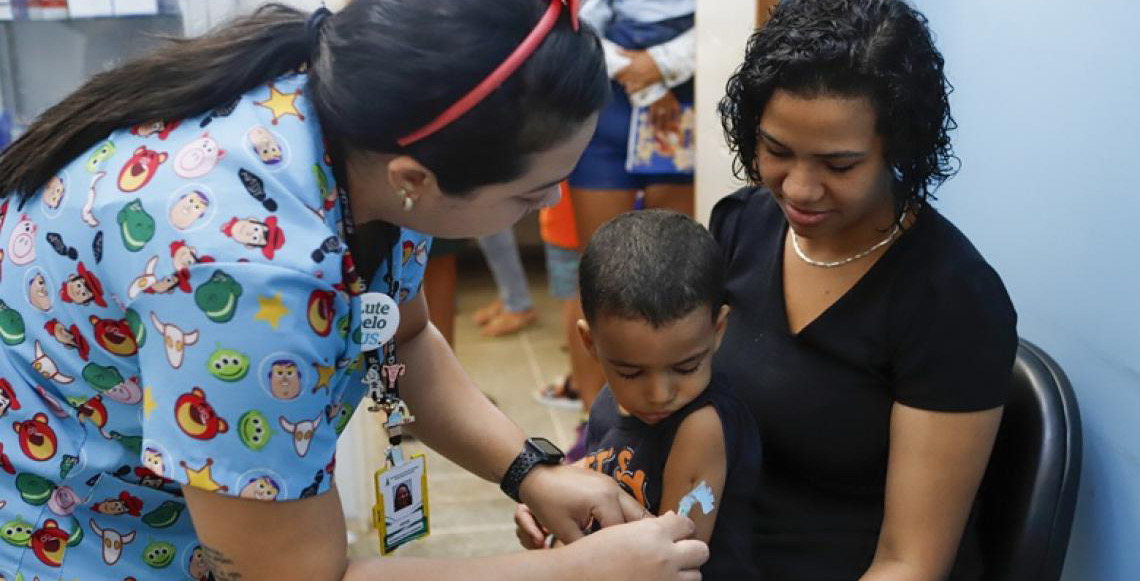 DF alerta para baixa cobertura vacinal de tríplice viral, poliomielite, influenza e Covid