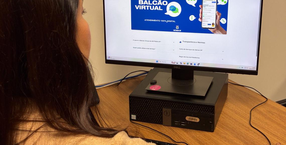 Detran do Distrito Federal lança Balcão Virtual para atendimento ao cidadão