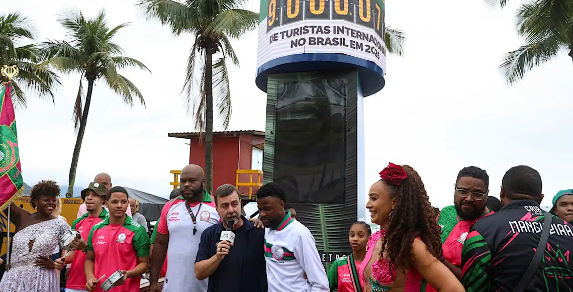 Brasil tem recorde de 9 milhões de turistas internacionais em 2025, marca histórica