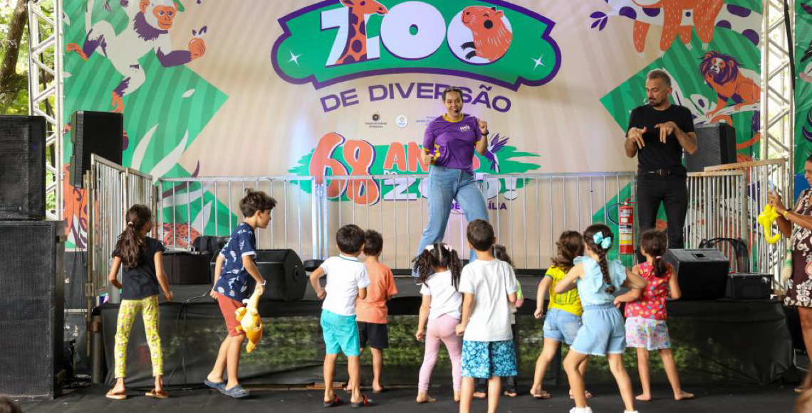 Programação de férias do Zoológico de Brasília une esporte, lazer e educação ambiental