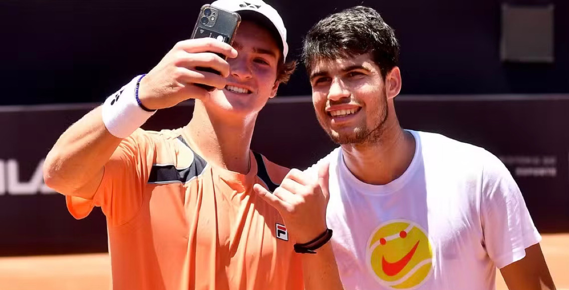 João Fonseca e Carlos Alcaraz voltam a se enfrentar em dezembro de 2026, no Allianz Parque