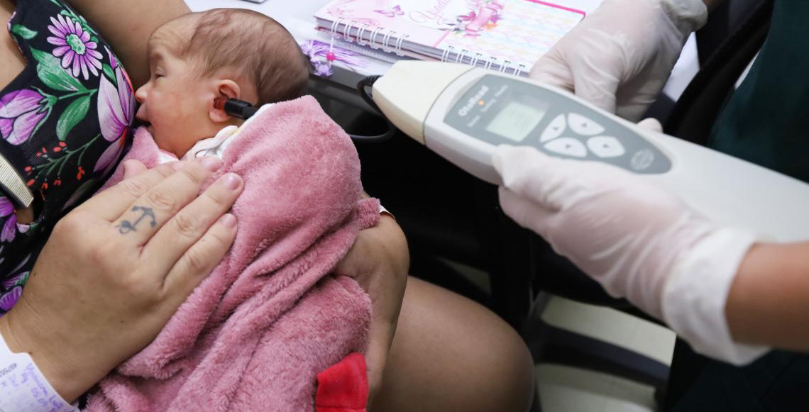 DF tem a melhor taxa de cobertura do teste da orelhinha do país