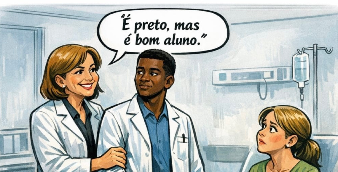 A opinião de Miguel Lucena: “É preto, mas é bom aluno”