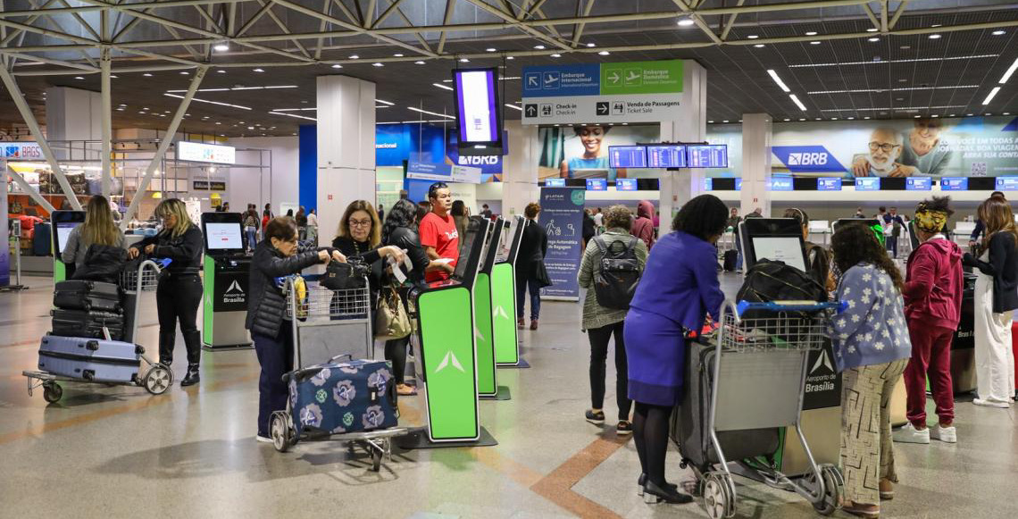 Aeroporto de Brasília é eleito o segundo mais pontual do mundo em ranking internacional