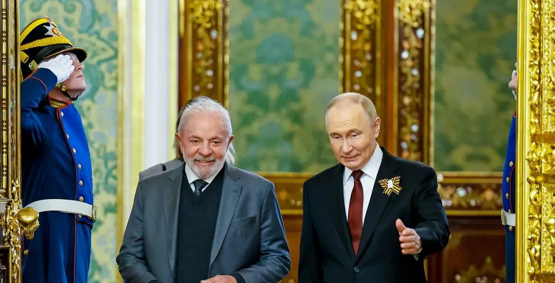Lula conversa com Putin sobre Venezuela pós ataques dos Estados Unidos