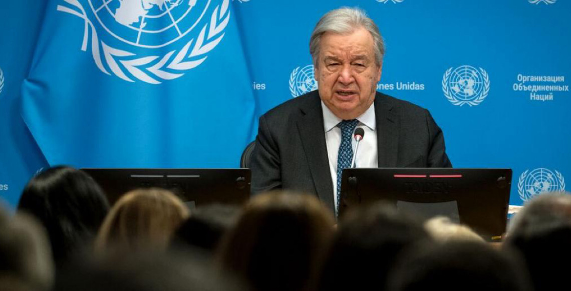 Guterres diz que chegou a hora de ver uma mulher como chefe das Nações Unidas