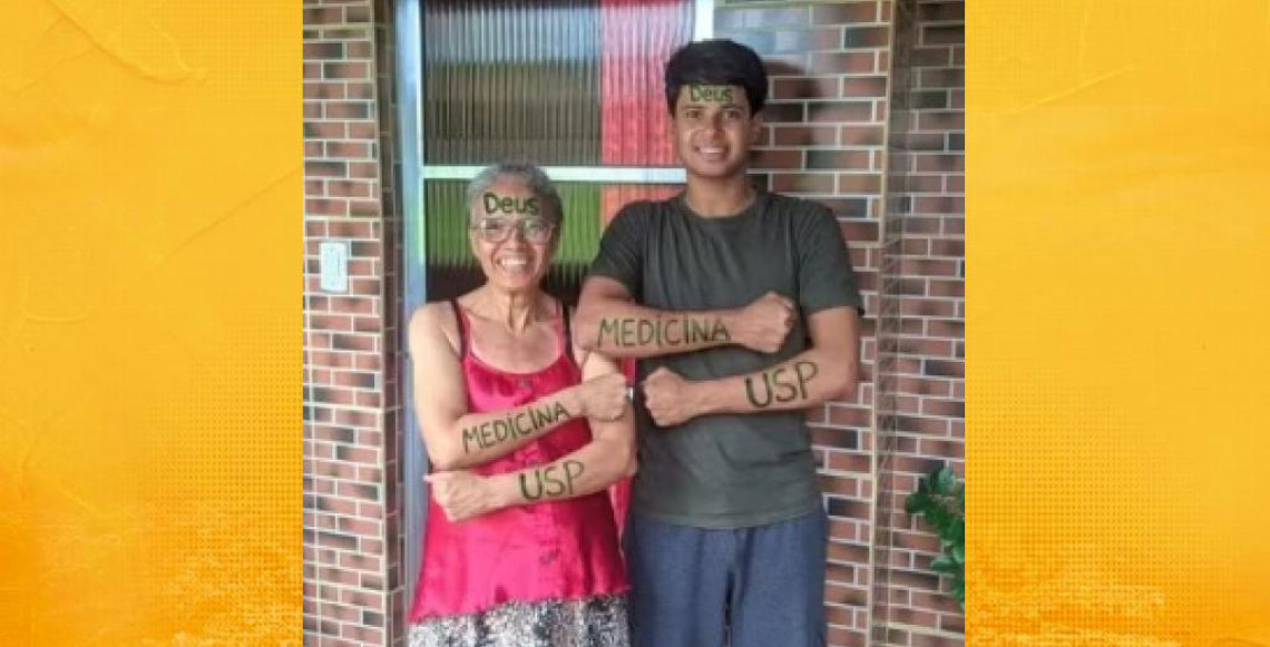 Jovem baiano filho de doméstica e pedreiro é 1º colocado em medicina na USP pelo Enem