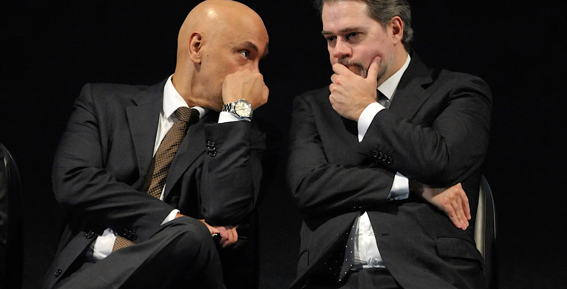 Toffoli defende autocontenção no STF, e Moraes fala em 'demonização de palestras'