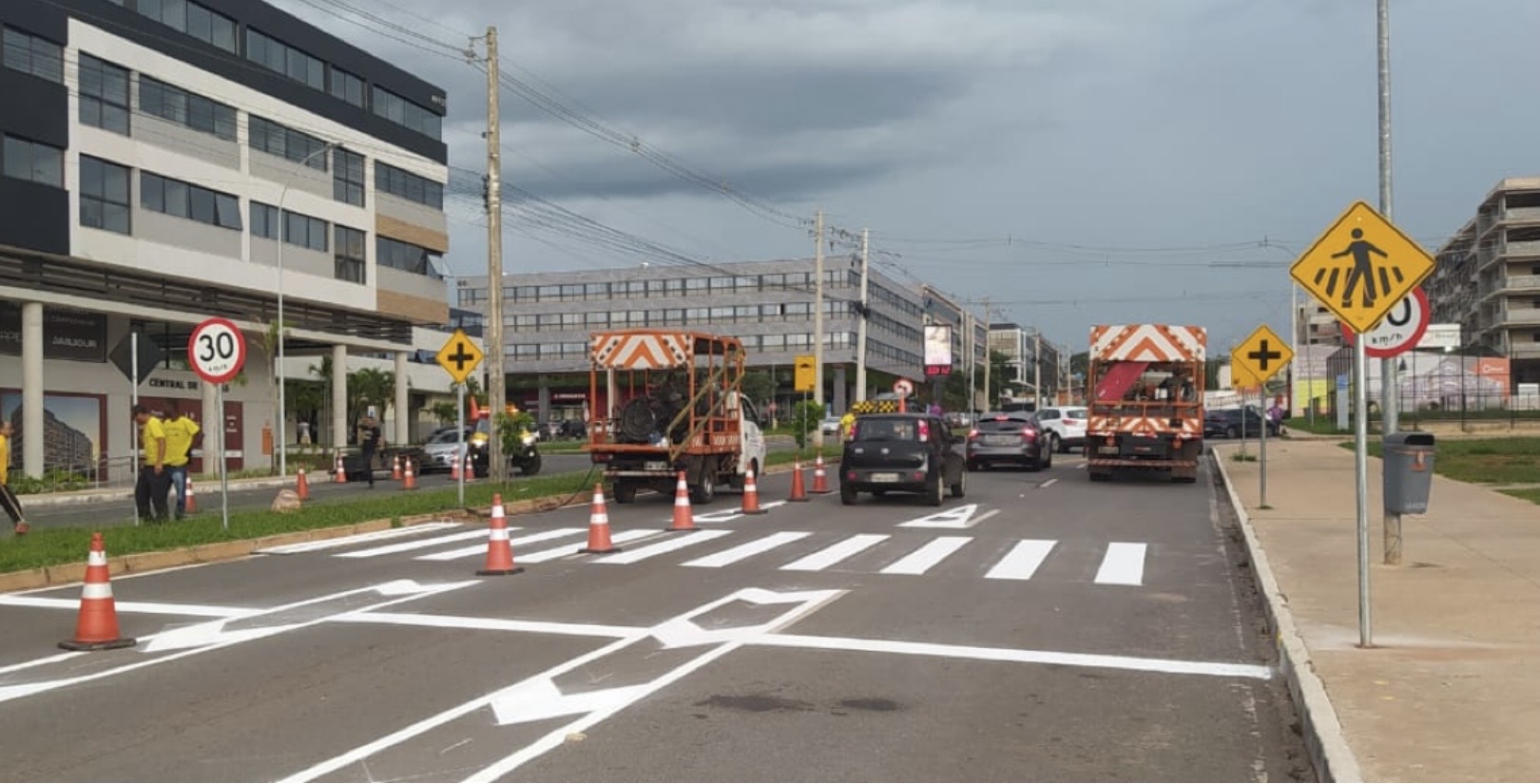 Engenharia de trânsito melhoram segurança viária no DF em 2025