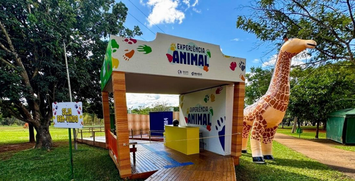 Exposição imersiva convida visitantes a sentir a vida selvagem no Zoológico de Brasília