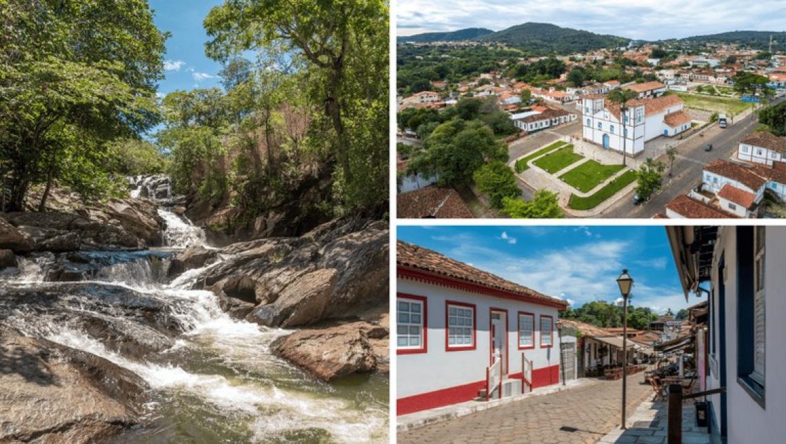 Cachoeiras cristalinas, com banhos refrescantes e casarões seculares no Cerrado goiano