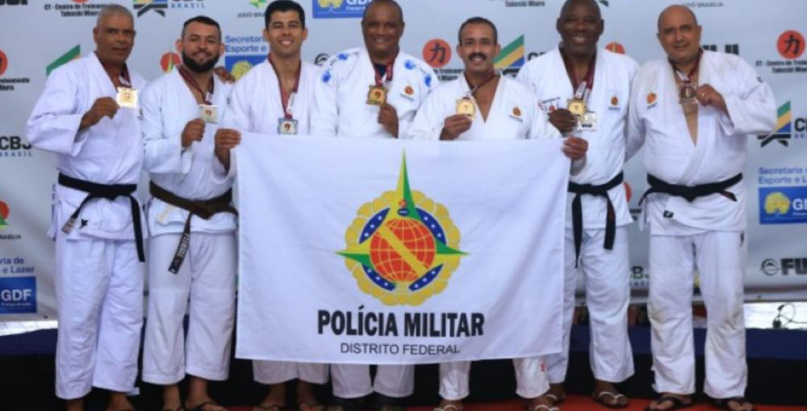 Atletas da PMDF conquistam título em campeonato de judô