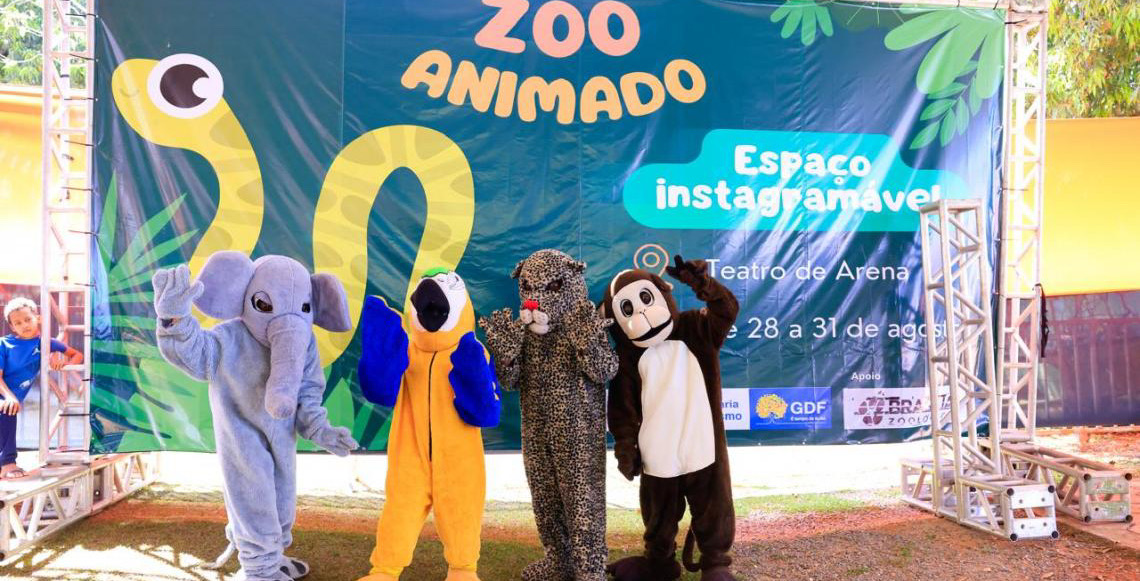 Zoo Animado 2026 promove dias de diversão e educação ambiental para a criançada