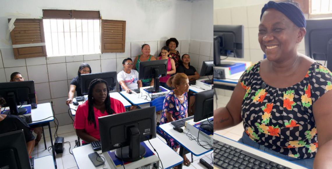 “Só quero aprender a mandar um e-mail”, diz mulher que perdeu emprego por não saber usar a internet