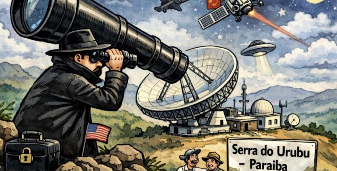 Agora lascou: EUA veem espionagem chinesa na Serra do Urubu