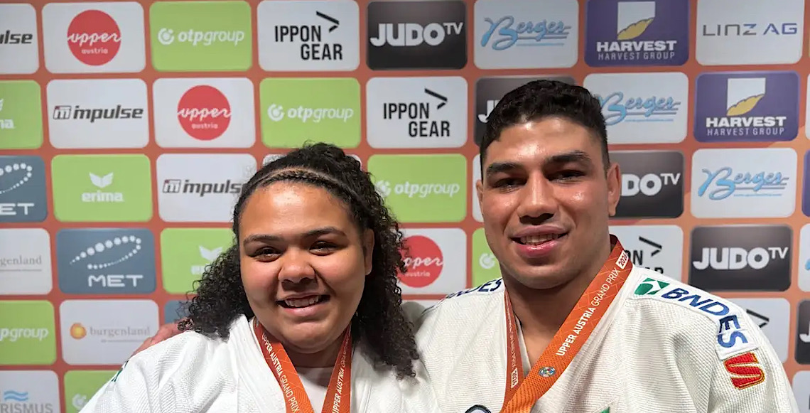 Com mais 2 pódios, Brasil encerra Grand Prix de judô com 6 medalhas 