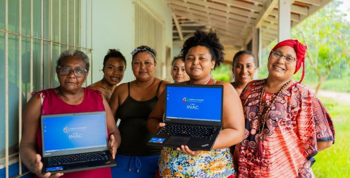 Parceria firma inclusão digital de mulheres em áreas indígenas, quilombolas e rurais