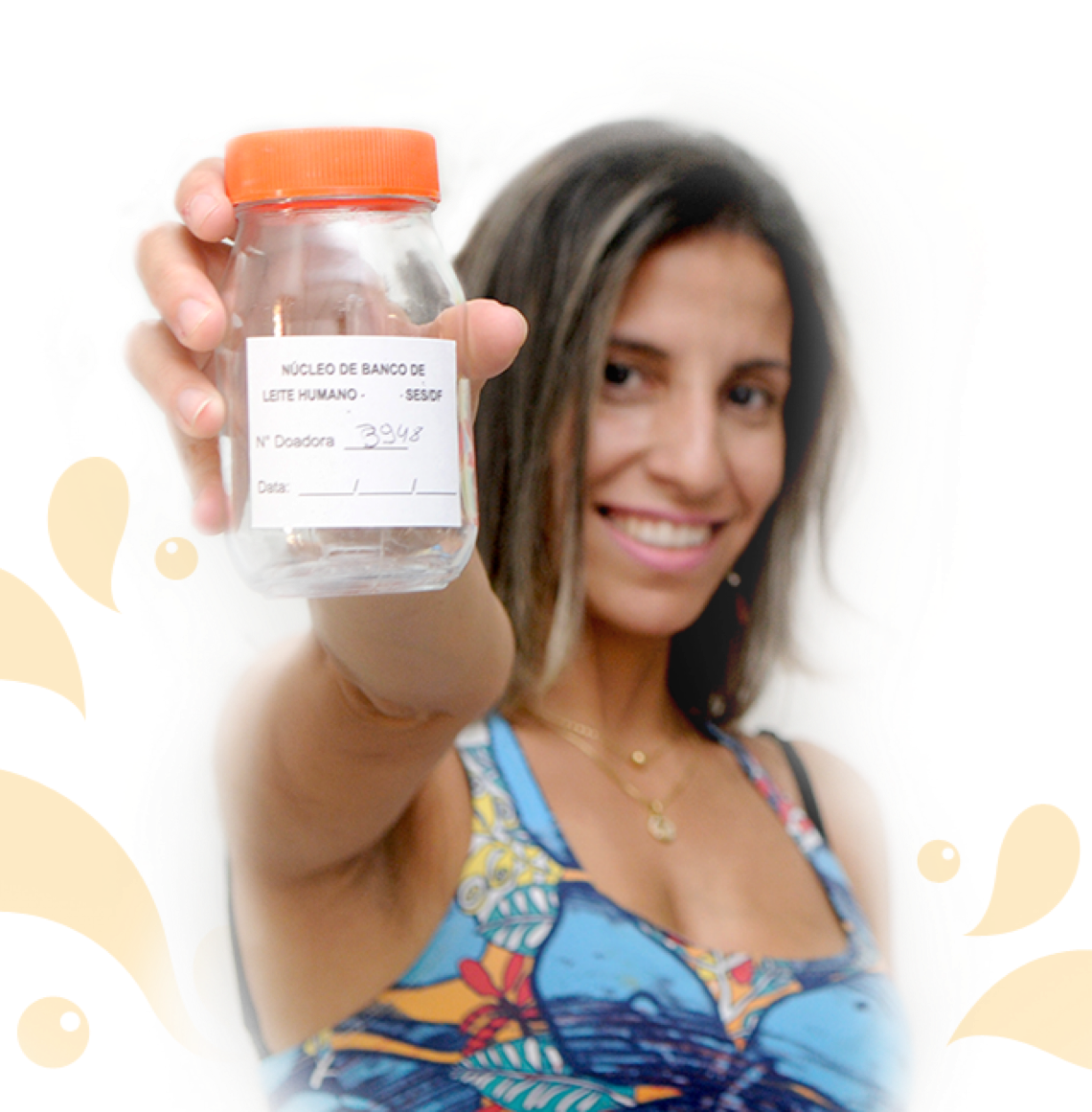 Faça a sua doação e diga com muito orgulho: Eu divido meu leite!