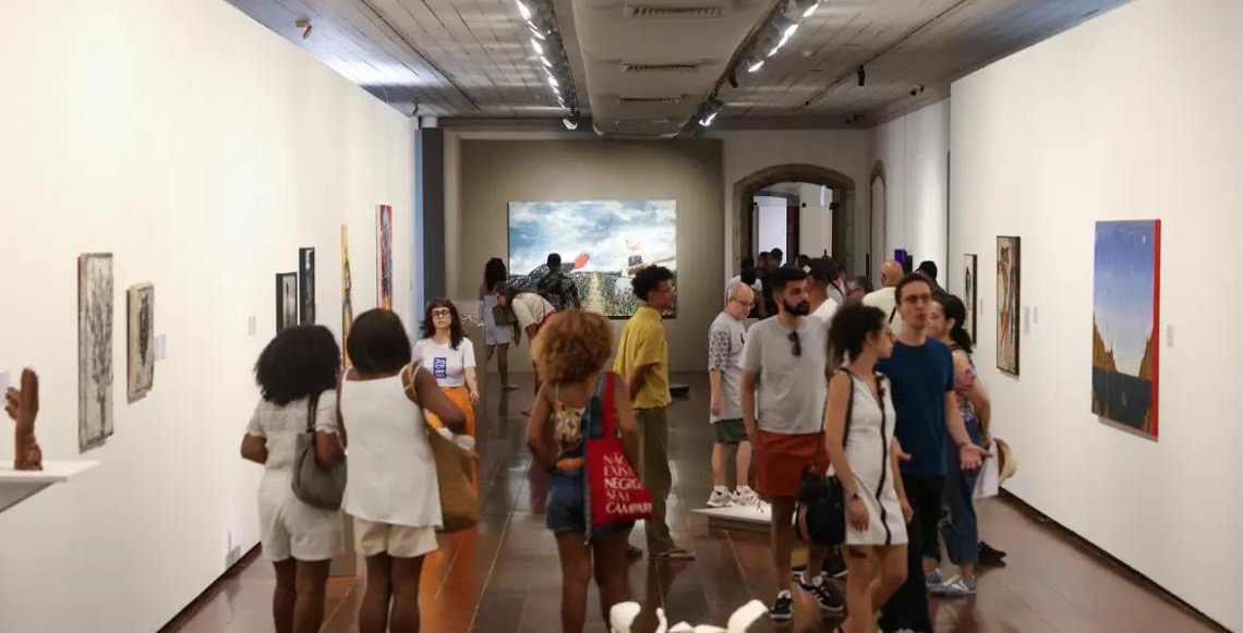 Na Praça XV, região do Centro do Rio: Palácio sede do Império recebe exposição de mais de 100 artistas