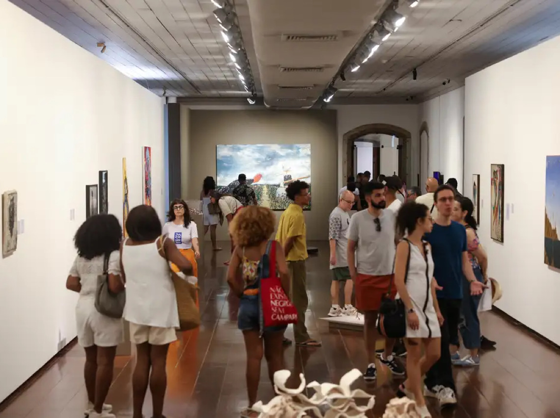 Na Praça XV, região do Centro do Rio: Palácio sede do Império recebe exposição de mais de 100 artistas