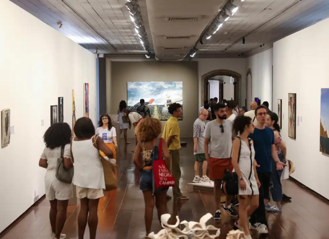 Na Praça XV, região do Centro do Rio: Palácio sede do Império recebe exposição de mais de 100 artistas
