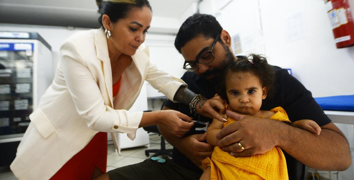 Vacinação contra febre amarela em crianças está abaixo da meta no Distrito Federal