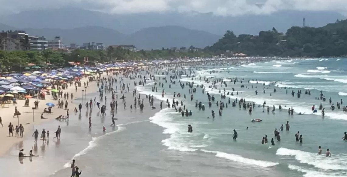 Nove praias de São Paulo estão impróprias para banho às vésperas do feriado