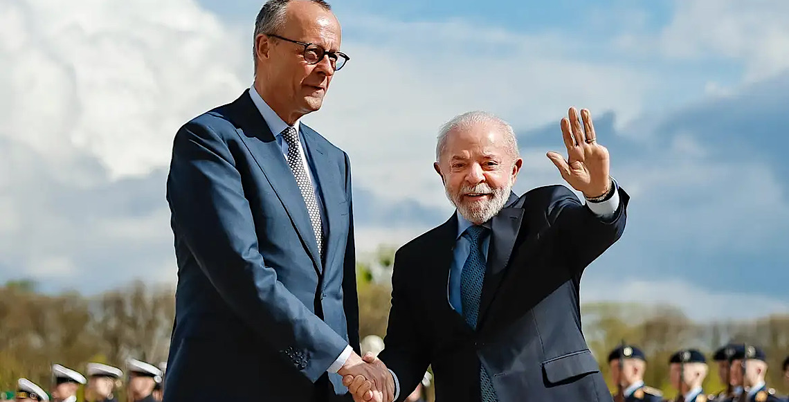 Na Alemanha, Lula critica 'narrativas falsas' sobre agronegócio brasileiro