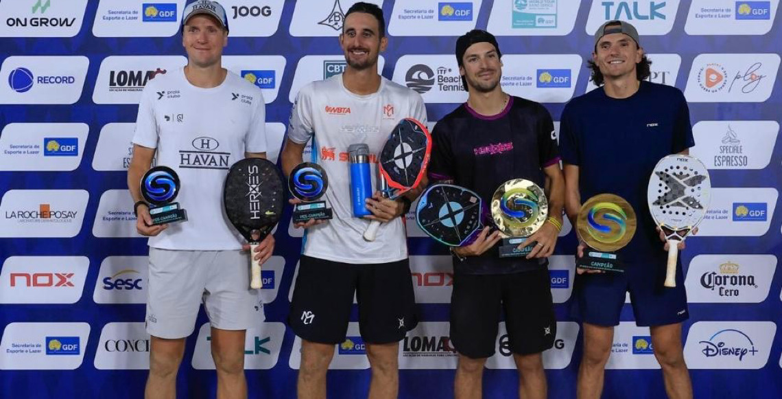 Gianotti e Spoto conquistam título do ITF Sand Series Brasília Classic; italianas levam taça inédita no feminino
