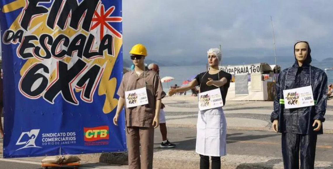 Governo brasileiro lança campanha nacional pelo fim da escala de trabalho 6x1