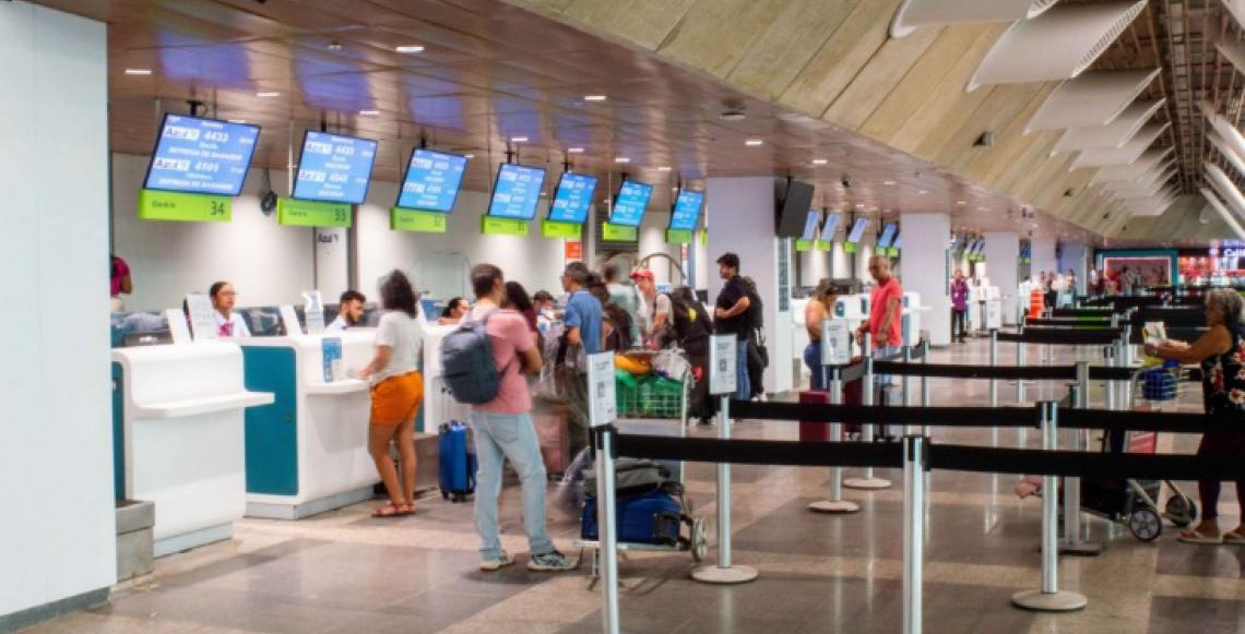 Voos internacionais na Região Norte do Brasil têm registro de alta de 37,3% no 1º trimestre