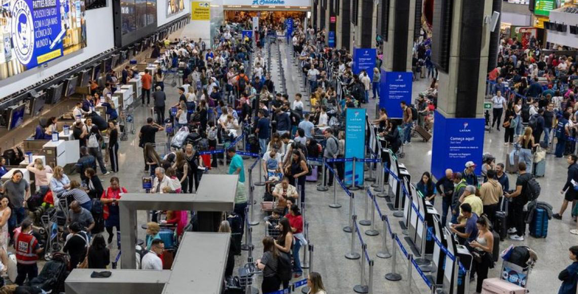 Brasil tem três aeroportos entre os mais movimentados da América Latina, Guarulhos liderou o ranking