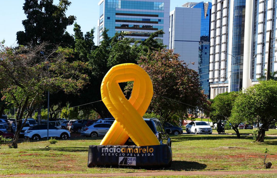 Maio Amarelo: Campanha reforça atividades para salvar vidas no Distrito Federal