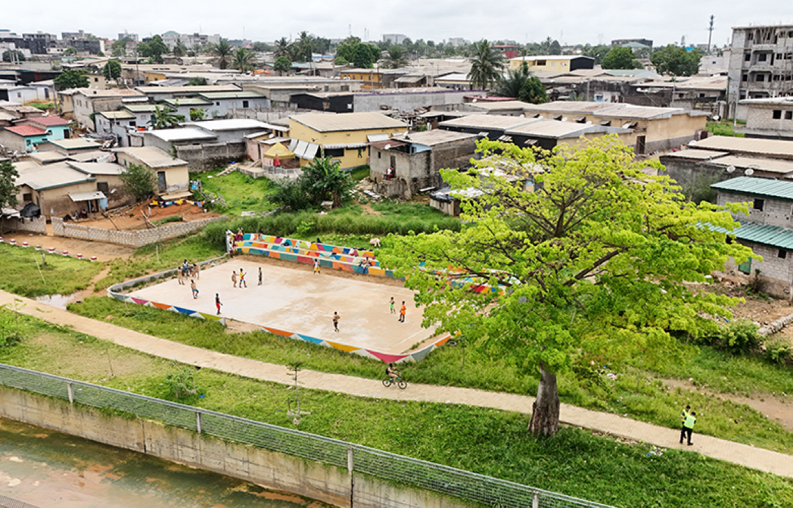 Projeto de drenagem construído pela China transforma inundações na Costa do Marfim
