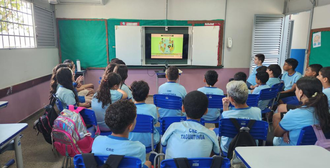 Programa Lobo-Guará desperta consciência ambiental em estudantes de Taguatinga, no DF