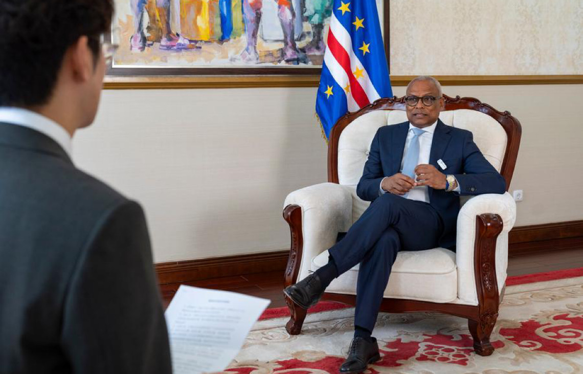 China tem sido um dos principais parceiros de desenvolvimento de Cabo Verde, diz presidente cabo-verdiano