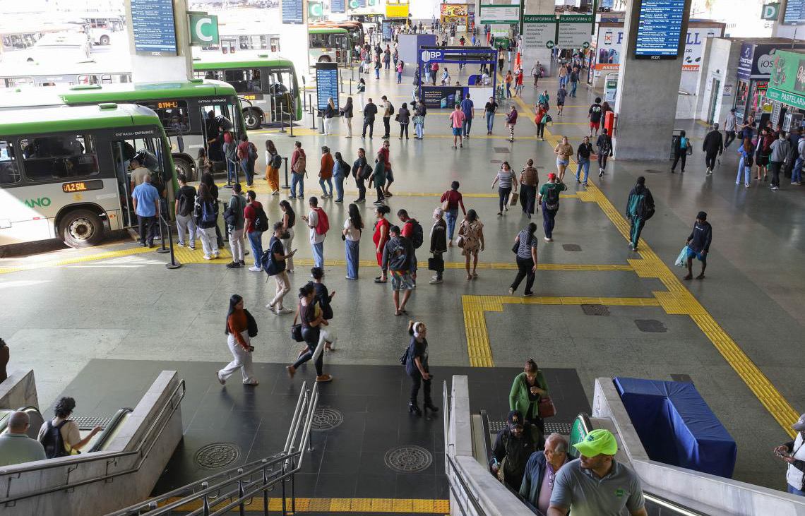 Pesquisa aponta salto na aprovação de usuários da Rodoviária do Plano Piloto, no DF