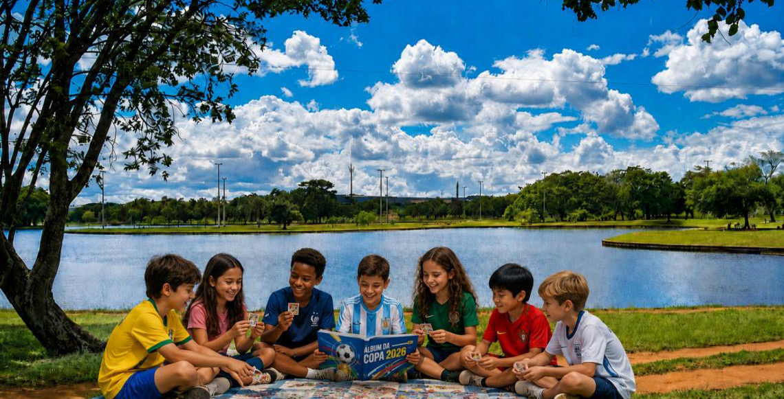 Evento Troca Campeã reúne colecionadores e apaixonados por futebol no Parque da Cidade
