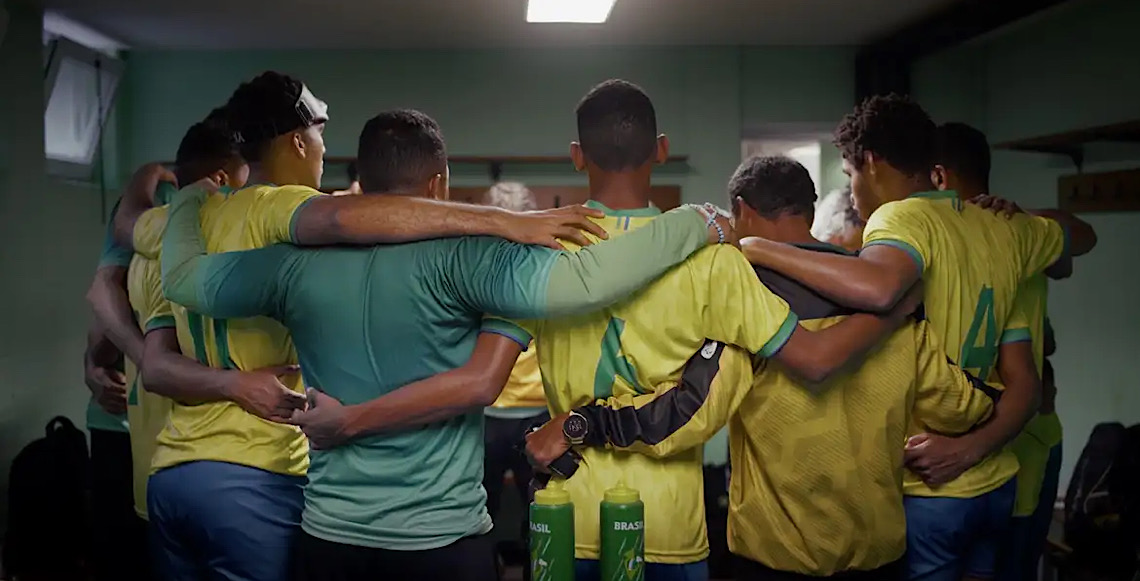 Também penta, seleção de futebol de cegos terá filme exibido nos Estados Unidos