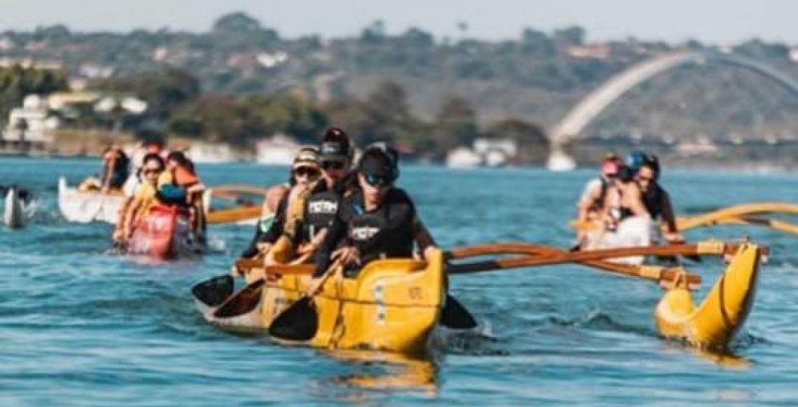 Brasília recebe mais de 360 atletas na abertura do Campeonato Brasiliense de Canoa Havaiana