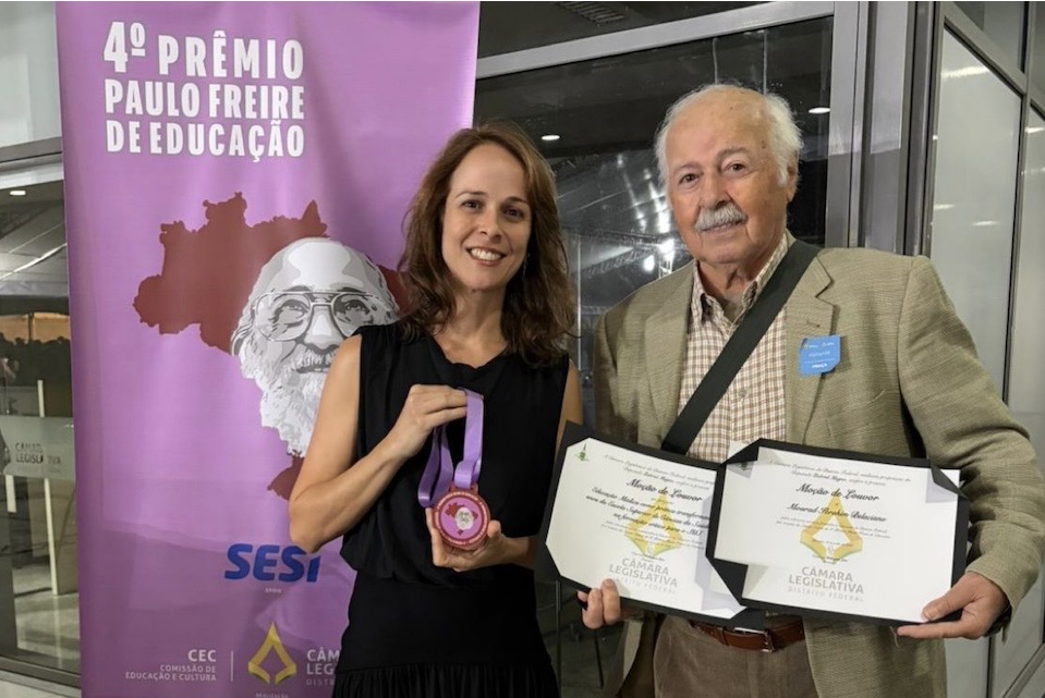 Trabalho da Escs ganha destaque na 4ª edição do Prêmio Paulo Freire de Educação