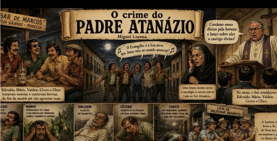 A opinião pessoal do colunista de politica nacional Miguel Lucena: O crime do Padre Atanázio