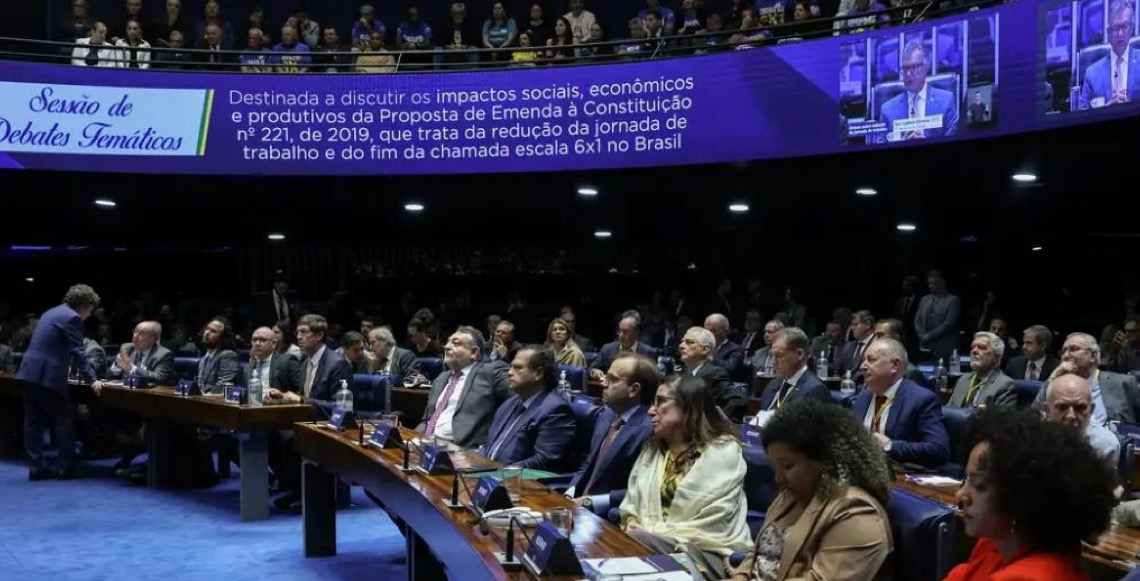 Empresários atacam PEC 6x1 no Senado; sindicatos e governo defendem