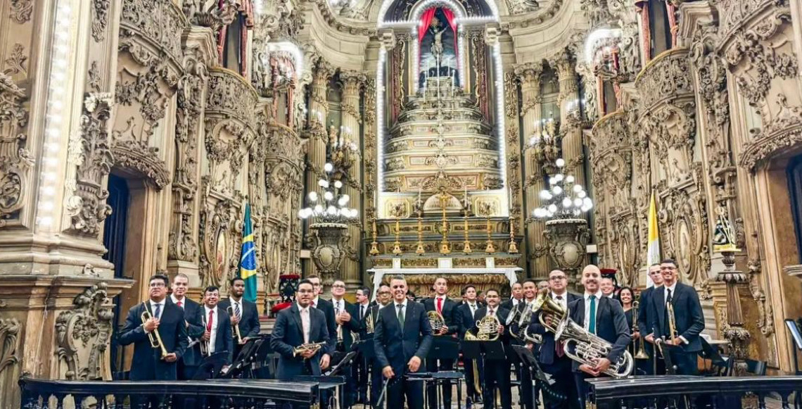 Concerto de banda em igreja no Rio de Janeiro chama atenção para encontro mundial