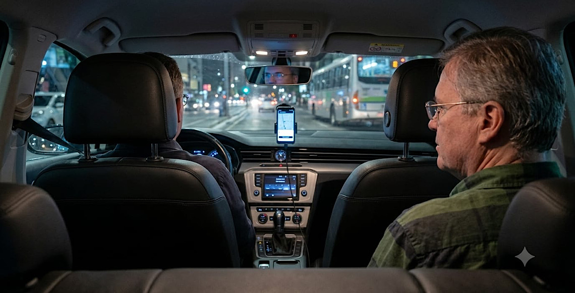 A opinião pessoal do colunista João Zisman: O silêncio do banco de trás do carro de App
