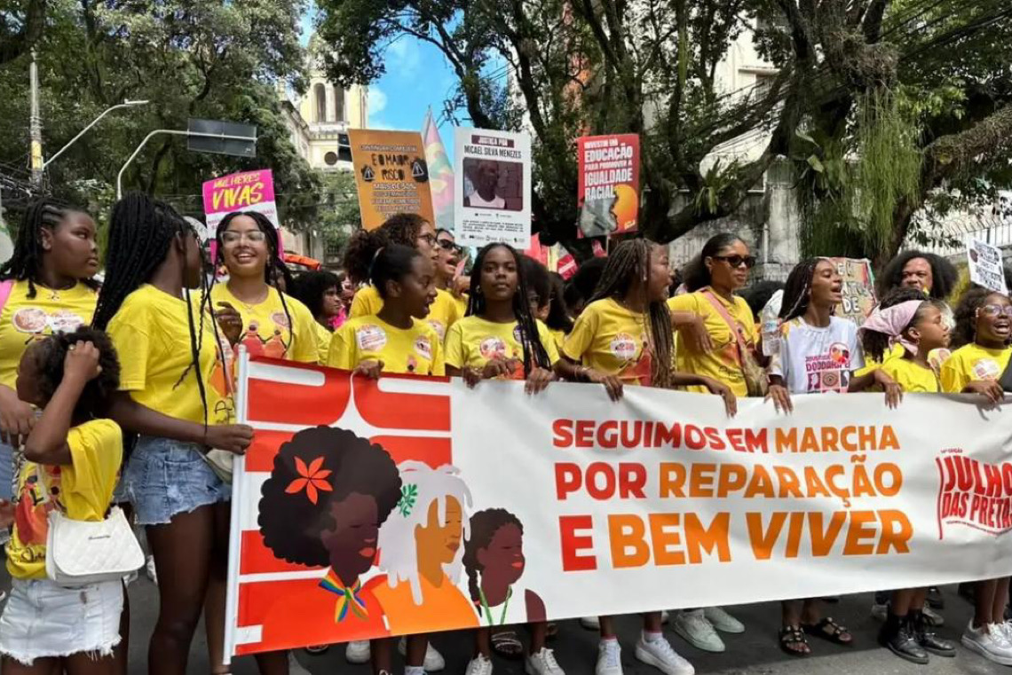 Julho das Pretas: Mulheres negras marcham pelas ruas de todo país e marcaram o fim de semana